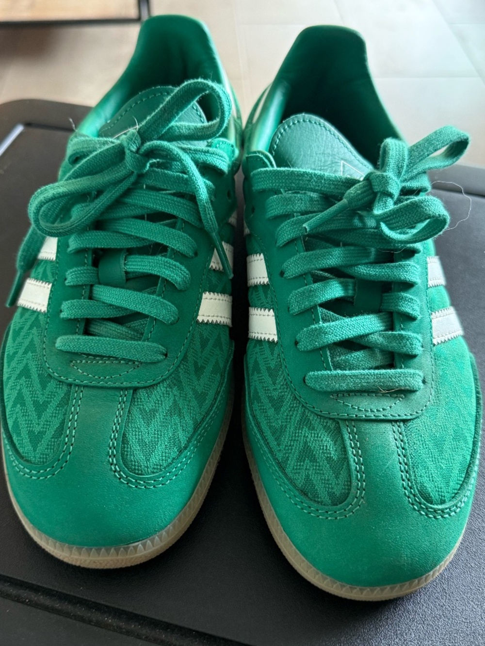 Green Adidas Samba OG